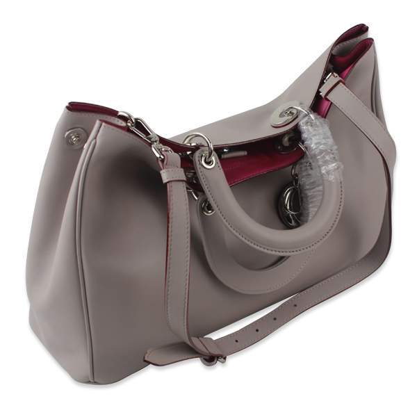 2012 New Arrival Christian Dior Diorissimo Original Leather Bag - 44373 Grey - Click Image to Close